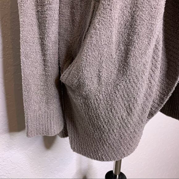 Barefoot Dream Cozy Chic Lite knit gray open front cardigan size Small - Picture 5 of 15